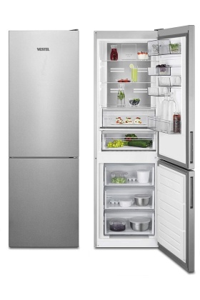 380lt Inox No-frost Buzdolabı