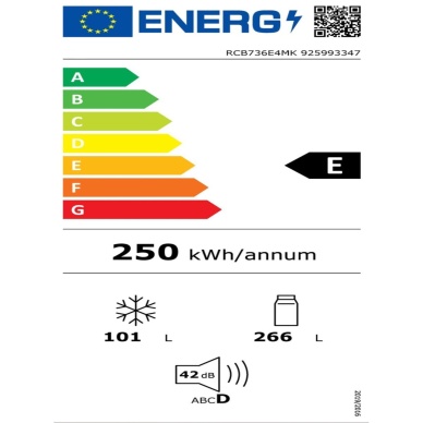 60x200 cm Alttan Dondurucu Combi Tip No-Frost Cam Buzdolabı