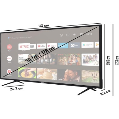 50ua9000bx 50-127cm Ultrahd Google Androıd Wıfı Bt Led Tv