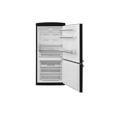 Retro Nfk37101 Siyah No-frost Buzdolabı