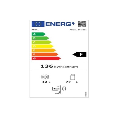 BT 1001 / RGL 90 BT Büro Tipi Buzdolabı A+ 90 l Mini