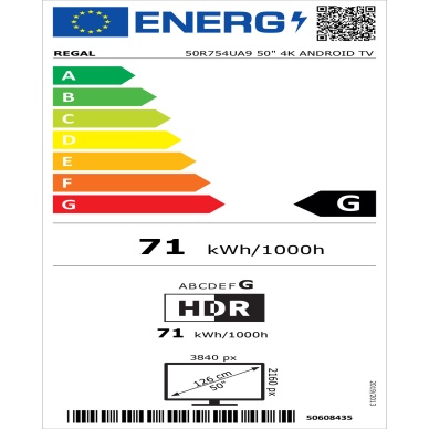 50R754UA9 50 4K Android TV Ultra HD Smart LED 126 Ekran