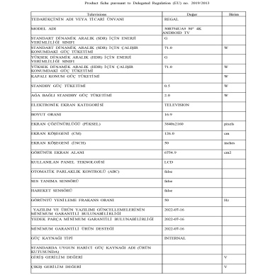 50R754UA9 50 4K Android TV Ultra HD Smart LED 126 Ekran