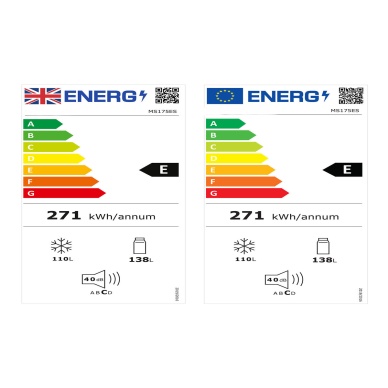 177x55cm 50/50 Yarım Boy Dondurucu Buzdolabı