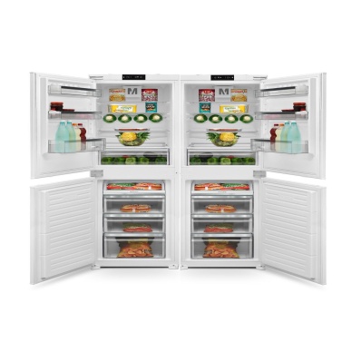 300lt 50/50 Çift Kapılı Ankastre Buzdolabı