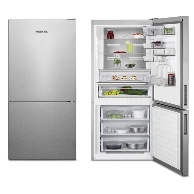 380lt Inox No-frost Buzdolabı