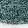 Yuvarlak Shaggy Halı Salon halısı yumuşak yüksek havlı düz Aqua pastel Mavi