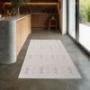 Krem Sisal İskandinav Halı İç Dış Mekan Teras Balkon Salon Mutfak Oda Çocuk Halısı