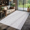 Krem Sisal Labirent desenli Halı İç Dış Mekan Teras Balkon Salon Mutfak Oda Çocuk Halısı