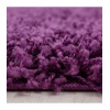 Yüksek Tüylü 30 mm Hav Yüksekliğinde Düz Mor Renkli Shaggy Halı