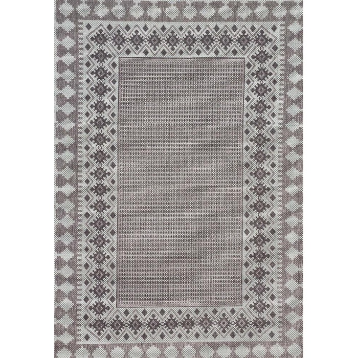 Dış Mekan Jüt Hasır Halı Dokuma Taban kilim desenli Krem Bej