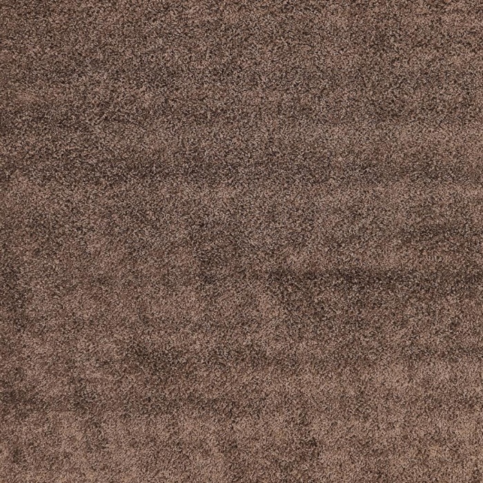 Yuvarlak Shaggy Halı Post Pelüş Halı Salon Halısı Oda Halısı 30 mm tüylü Düz Açık Kahverengi