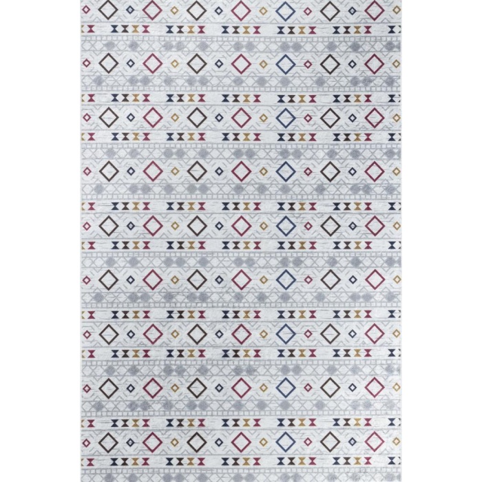 İskandinav Kilim Desenli çok renkli Yolluk Salon Mutfak Halısı Kesme Halı Kaymaz Taban yıkanabilir