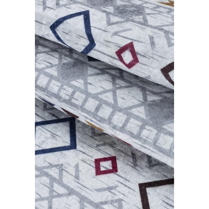 İskandinav Kilim Desenli çok renkli Yolluk Salon Mutfak Halısı Kesme Halı Kaymaz Taban yıkanabilir