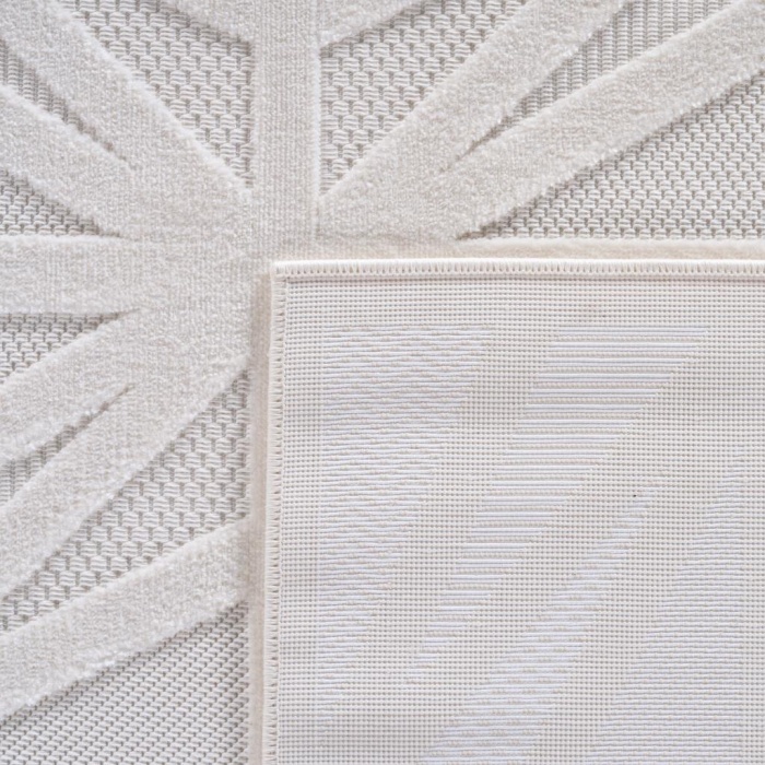 Krem Sisal Zigzag desenli Halı İç Dış Mekan Teras Balkon Salon Mutfak Oda Çocuk Halısı