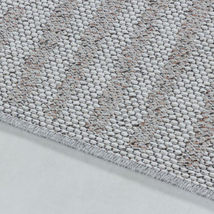 Dış Mekan Bahçe Teras Balkon Halısı İskandinav desenli Pembe Krem