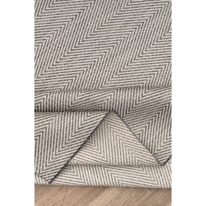 Çerçeveli Bohem Dokunuşlu Doğal Tonlarda Modern Sisal Gri Krem Renk Halı