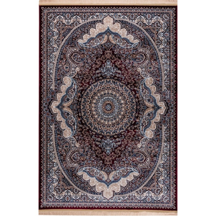 Doğu’nun Rüyası mistik ve zarif bir çağrışım Geleneksel İran Halısı Desenli Kırmızı Tonlarda Halı