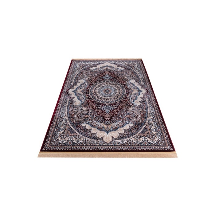 Doğu’nun Rüyası mistik ve zarif bir çağrışım Geleneksel İran Halısı Desenli Kırmızı Tonlarda Halı