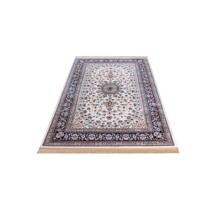 Salonunuza Asalet Katacak İran Tarzı Model Krem Tonlarında Halı