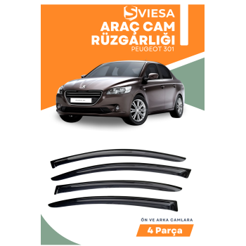 PEUGEOT 301  uyumlu oto camlara özel ölçü cam rüzgarlığı rüzgarlık
