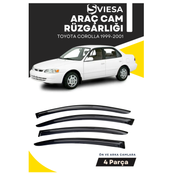 TOYOTA COROLLA 1999-2001  uyumlu oto camlara özel ölçü cam rüzgarlığı rüzgarlık