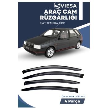 FIAT TEMPRA TİPO  uyumlu oto camlara özel ölçü cam rüzgarlığı rüzgarlık