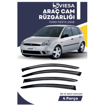 FORD FIESTA 2005  uyumlu oto camlara özel ölçü cam rüzgarlığı rüzgarlık