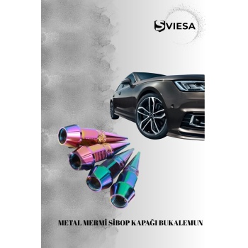 Metal Sivri Sibop Kapağı 4lü