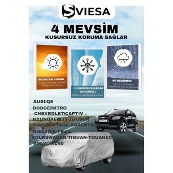 SUV Araca Özel Uyumlu Branda Lüx Kalite Oto Brandası,araba Çadırı