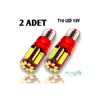 T10 5w Beyaz 54 Ledli Araba Oto Işık Iç Lamba,park,plaka Led Ampul Araç Aydınlatma