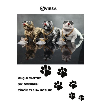 Pitbull Köpek Seramik Torpido Üstü Araç Içi Araba Süsü