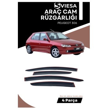 PEUGEOT 306 uyumlu oto camlara özel ölçü cam rüzgarlığı rüzgarlık