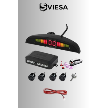 Digital Göstergeli Park Sensörü Siyah 18mm