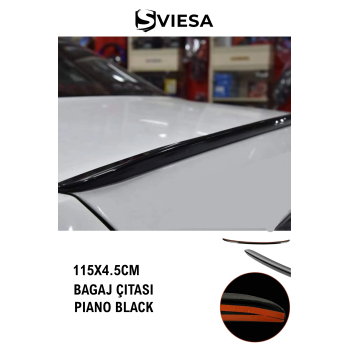 Linea Arka Bagaj Spoiler 115cm Parlak Siyah Bagaj Çıtası Spoiler