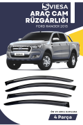 FORD RANGER 2013  uyumlu oto camlara özel ölçü cam rüzgarlığı rüzgarlık