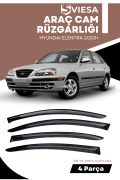 HYUNDAI ELENTRA 2003 SONRASI  uyumlu oto camlara özel ölçü cam rüzgarlığı rüzgarlık