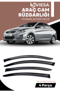HYUNDAI ACCENT BLUE  uyumlu oto camlara özel ölçü cam rüzgarlığı rüzgarlık