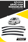 TOYOTA YARİS 2008  uyumlu oto camlara özel ölçü cam rüzgarlığı rüzgarlık