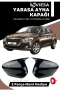 Peugeot 301 Yarasa Ayna Kapağı Batman Piano Black
