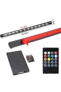 Araç Içi Ayak Altı Led Müziğe Ve Sese Duyarlı Rgb Renkli Kumandalı Led 12 Led