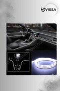 Araç Içi Torpido Ledi Şerit Led Ip Led Neon Beyaz 2 Metre