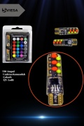 T10 Led Kumandalı 16 Renk Ve Seçeneği Ile Park Lambası Rgb Kumandalı