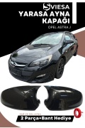 Opel Astra J Uyumlu Batman Yarasa Ayna Kapağı Piano Black