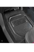 Hyundai I20 Uyumlu Universal Sorelis Derin Havuzlu Paspas Krom Karbon