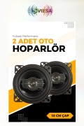 10 Cm Hoparlör 140w Iki Yollu Oto Hoparlörü, 2 Adet