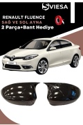 Renault Fluence Uyumlu Batman Yarasa Ayna Kapağı + Cam Rüzgarlığı