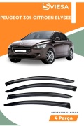 Peugeot 301-Citroen Elysee Uyumlu Batman Yarasa Ayna Kapağı + Cam Rüzgarlığı