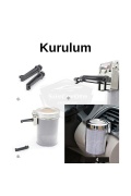 OTO KÜLLÜK RENKLİ IŞILTILI RGB ARAÇ İÇİ LED KÜLLÜK 7 IŞIKLI BLACKPİNK HAYRANI BADGİRL KÜLLÜĞÜ
