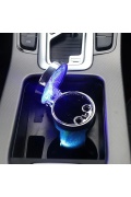OTO KÜLLÜK RENKLİ IŞILTILI RGB ARAÇ İÇİ LED KÜLLÜK 7 IŞIKLI BLACKPİNK HAYRANI BADGİRL KÜLLÜĞÜ